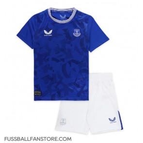 Everton Replik Heimtrikot Kinder 2024-25 Kurzarm (+ Kurze Hosen)